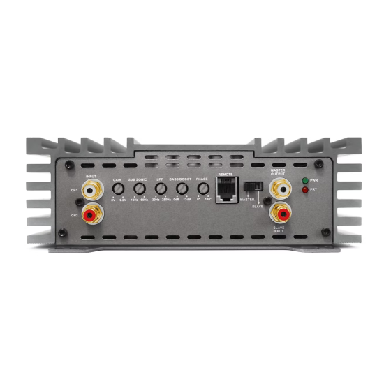 ZAPCO Z-3KD II Monofoniczny wzmacniacz klasy D do systemów SQ Moc przy 1Ω: 1 x 3000 W